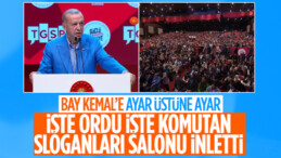 Cumhurbaşkanı Erdoğan’a gençlerden tezahürat: İşte ordu işte komutan