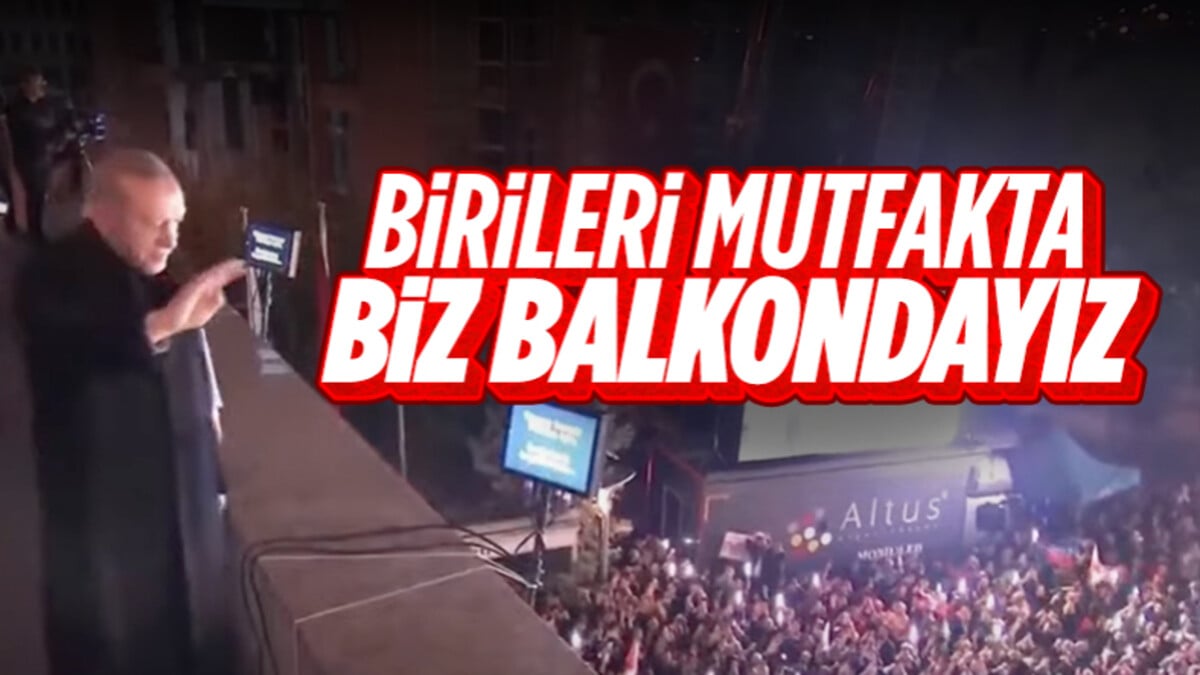 Cumhurbaşkanı Erdoğan’ın balkon konuşması