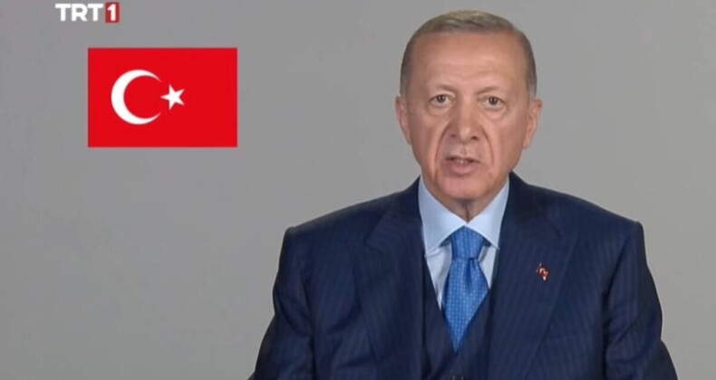 Cumhurbaşkanı Erdoğan’ın TRT’deki propaganda konuşması yayınlandı