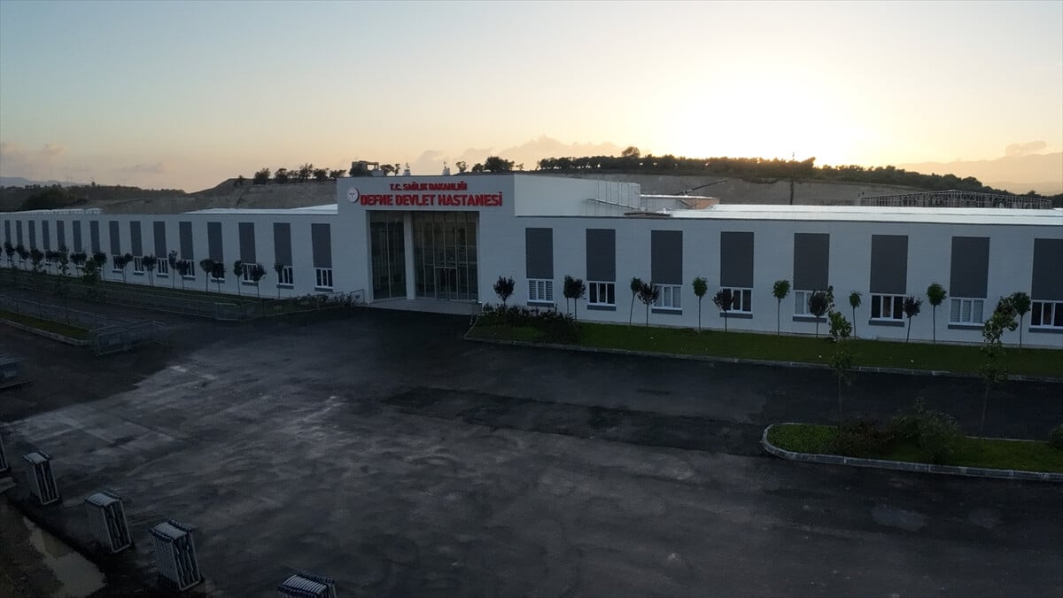 Defne Devlet Hastanesi bugün hizmete açılacak