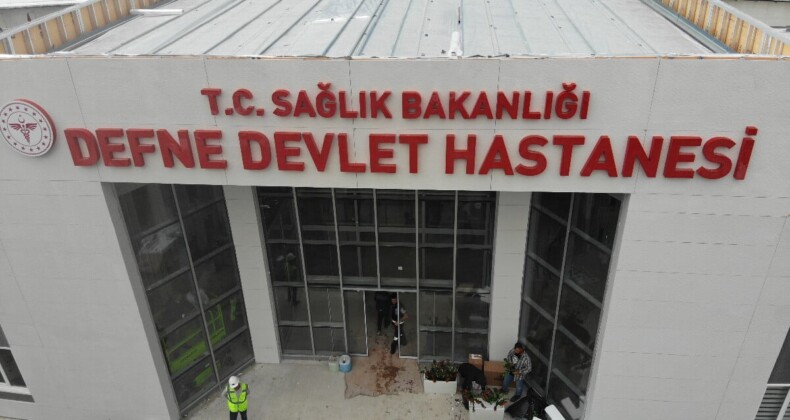 Defne Devlet Hastanesi, yarın Cumhurbaşkanı Erdoğan’ın ziyaretiyle açılıyor