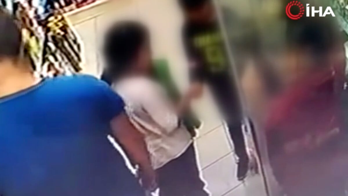 Edirne’de küçük kızın tacize uğradığı anlar