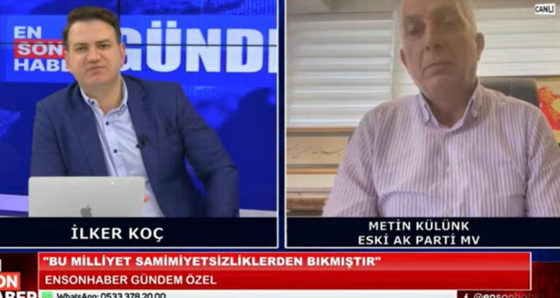 Ensonhaber’in konuğu Metin Külünk Kılıçdaroğlu’nun Kandil ve FETÖ ilişkilerine değindi