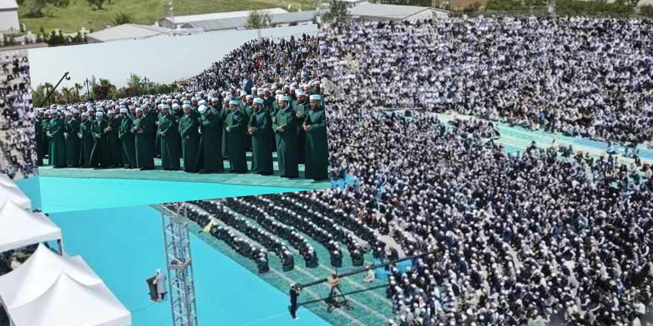 Görüntüler İran’dan Değil Adıyaman’dan… Menzil’den Cübbeli Sarıklı Tören