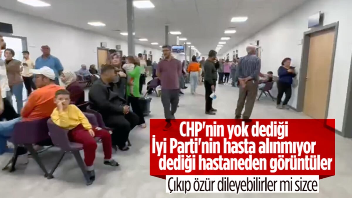 Hatay Defne Devlet Hastanesi’nin içinden görüntüler