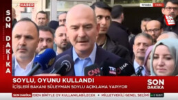 İçişleri Bakanı Süleyman Soylu açıklama yapıyor