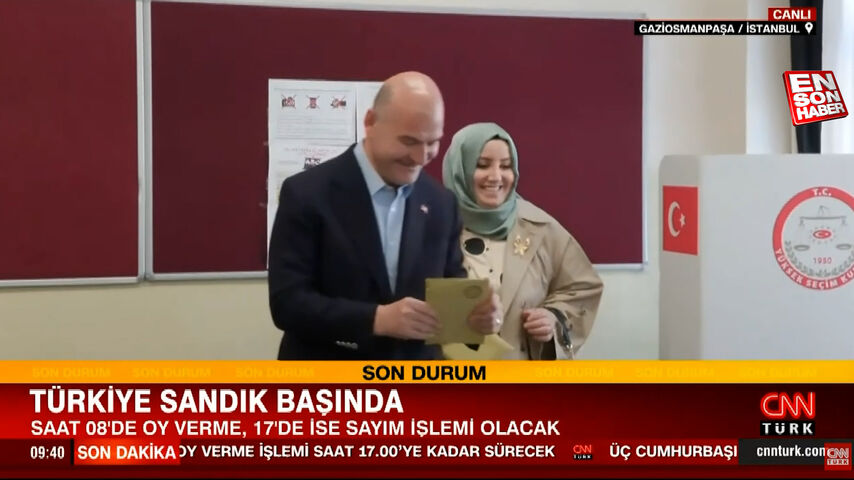 İçişleri Bakanı Süleyman Soylu oyunu kullandı