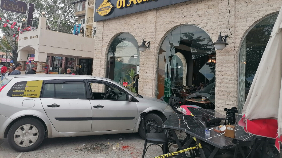 Isparta’da araçla kendi işletmesine daldı