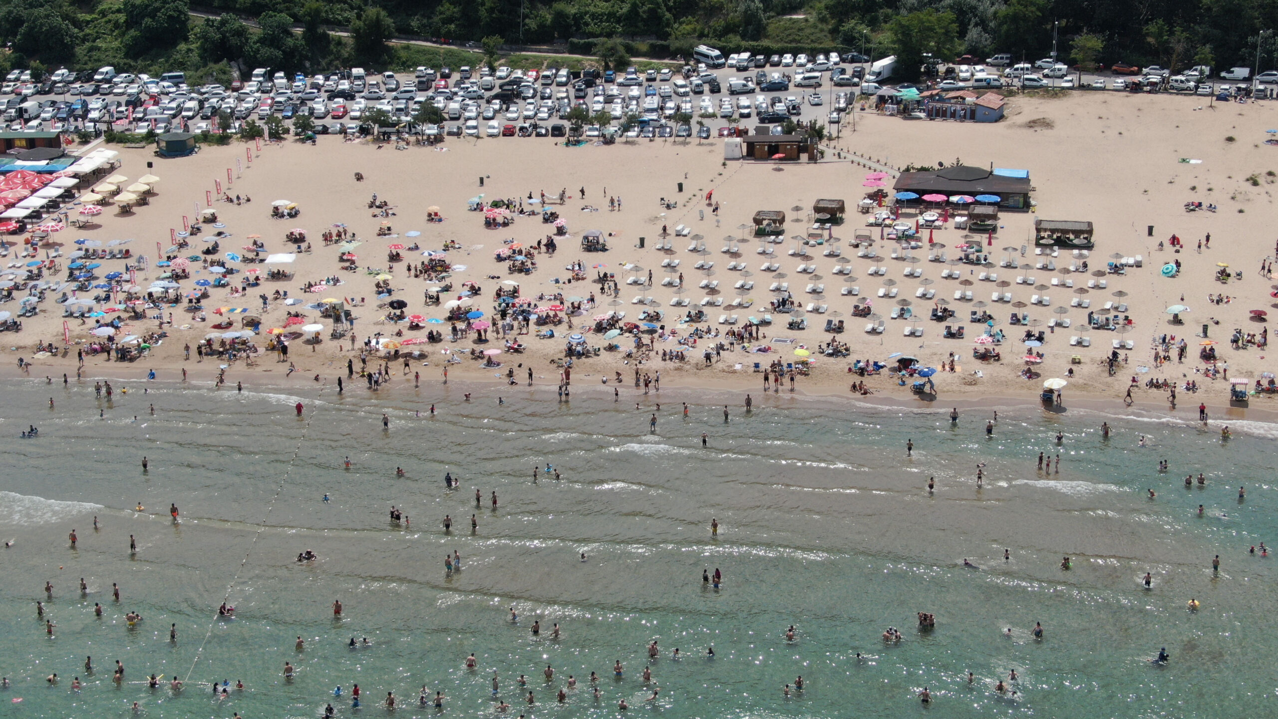 İstanbul’da kalanlar Şile’ye akın etti