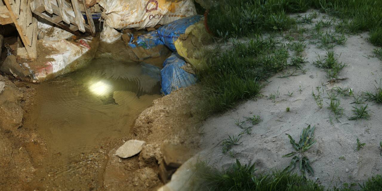 Kahramanmaraş’ta korkutan görüntü! Depremler sonrası yer altından yükseliyor!