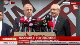 Kemal Kılıçdaroğlu ile Ümit Özdağ bir araya geldi