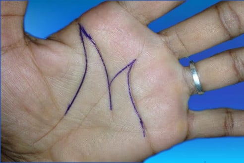 Kiroloji: Avuç içindeki “M” harfi ne anlama geliyor?  Avucunuzu dikkatle inceleyin sizde de varsa başarı sizi bekliyor