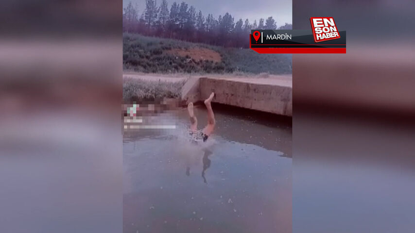 Mardin’de bir genç TikTok videosu çekmek isterken atladığı kanalda başını çarpıp öldü