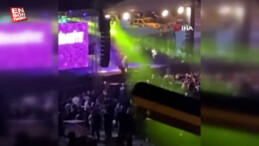 Mersin’de konser veren Kibariye sahneden düşerek hastanelik oldu