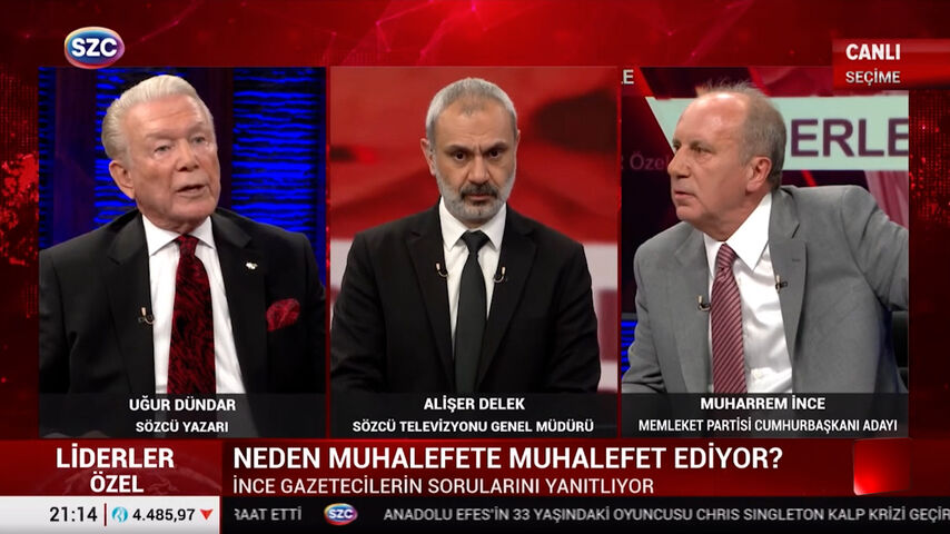 Muharrem İnce: Sadece iktidara değil, muhalefete de muhalefet edilir