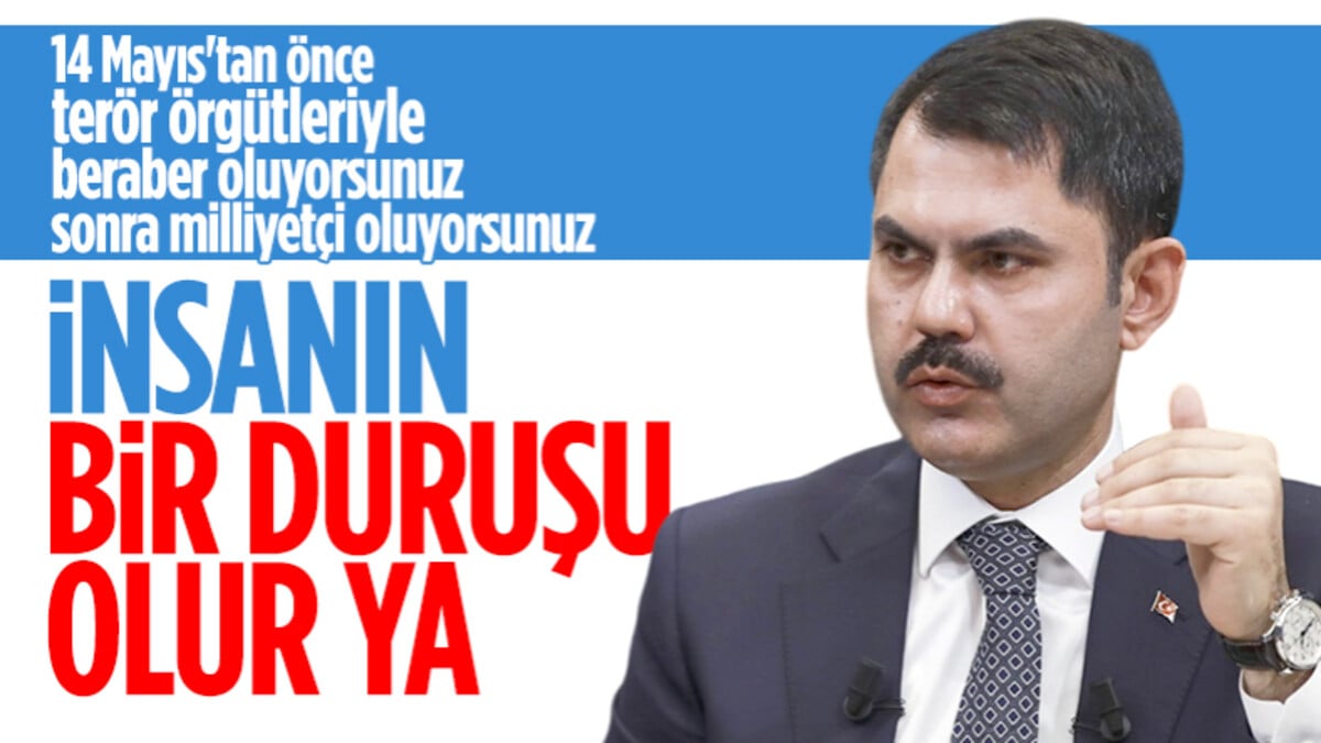 Murat Kurum’dan Kemal Kılıçdaroğlu’na: İnsanın bir duruşu olur
