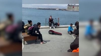 Öldürülen müzisyen Cihan Aymaz’ın 1 hafta önceki görüntüleri…