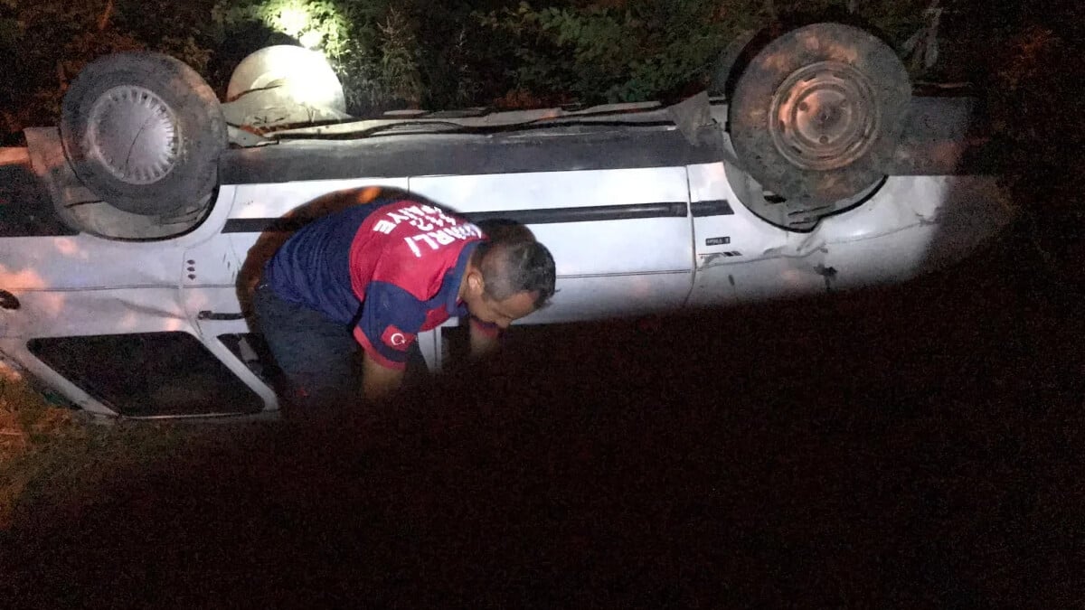 Osmaniye’de şarampole devrilen otomobildeki çocuk hayatını kaybetti