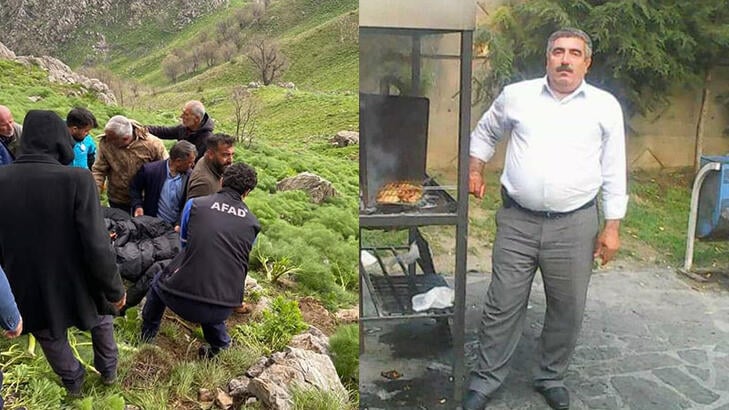 Ot toplarken 100 metreden kayalıklara düşüp öldü