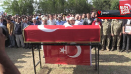 Pençe-Kilit Harekatı bölgesinde şehit olan asker Hatay’da defnedildi