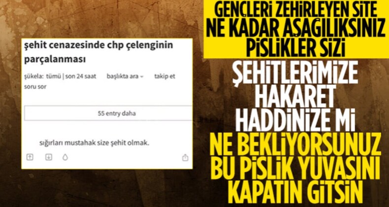 Seçimler sonrası muhalefette hazımsızlık: Ekşi Sözlük’te şehitlerimize nefret kusuldu