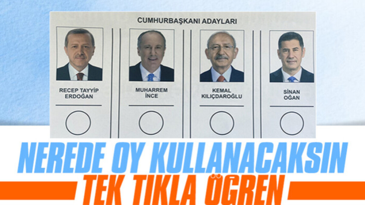 Seçmen kaydı sorgulama! Nerede oy kullanacaksın