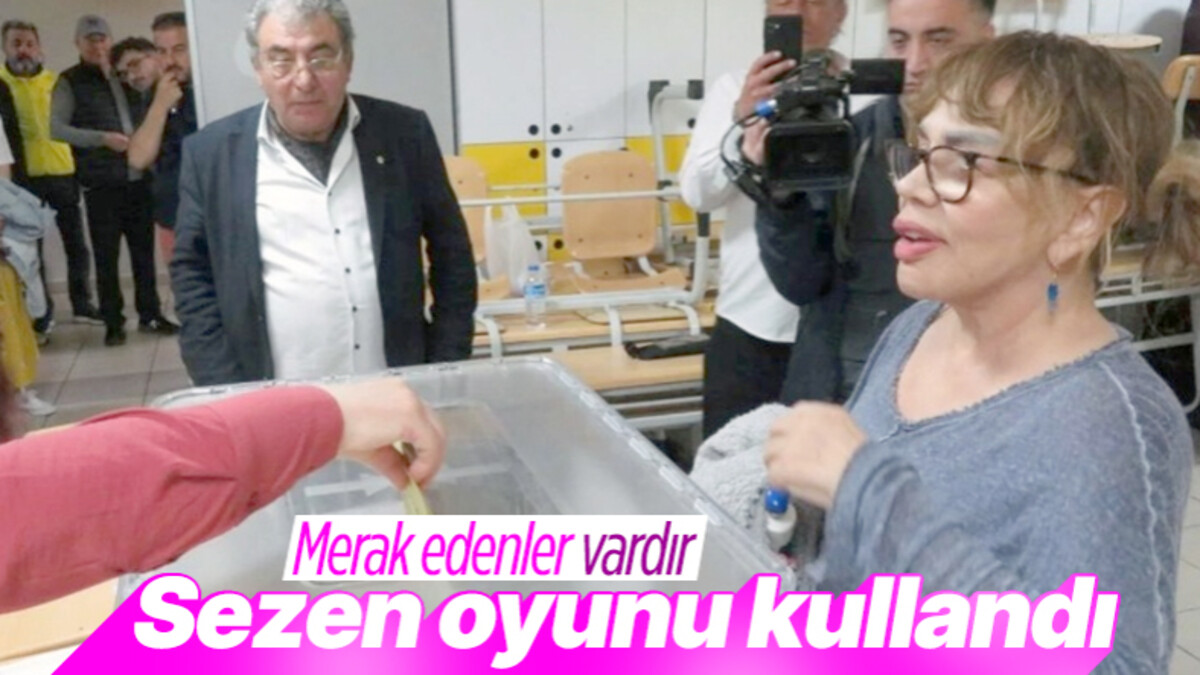 Sezen Aksu Beykoz’da sabah sandık başına gitti