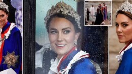 Tacı Camilla giydi ama, Kate kayınvalidesinden fena rol çaldı! Galler Prensesi, ışıl ışıl parladı…