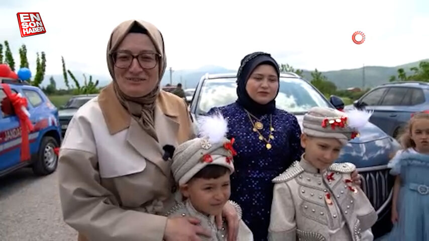 Togg Balıkesir’de şehit çocuklarına sünnet arabası oldu