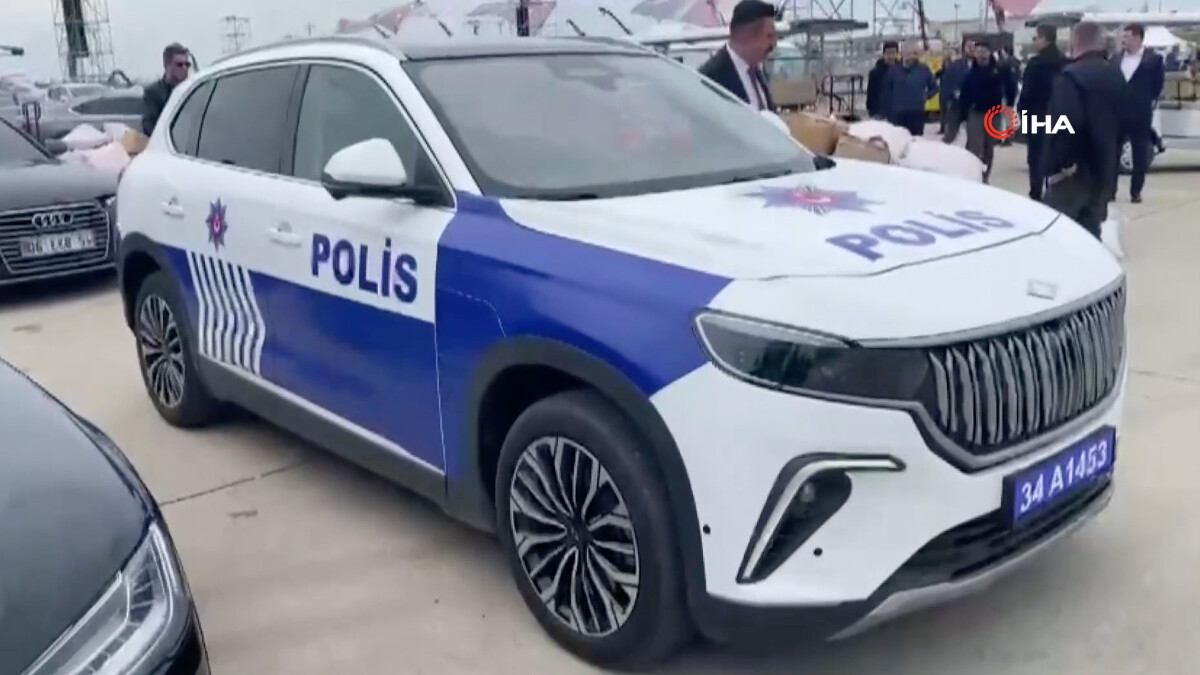 Yerli otomobil Togg polis aracı oldu