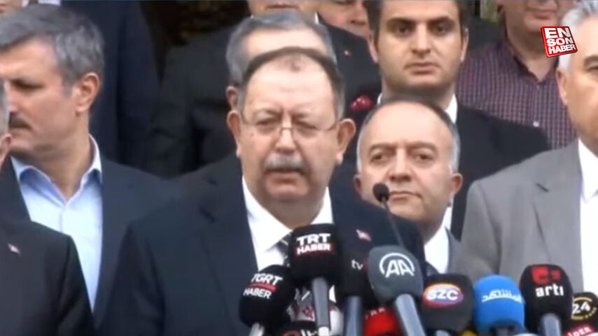 YSK Başkanı Ahmet Yener: Yayın yasağını kaldırmış bulunmaktayız