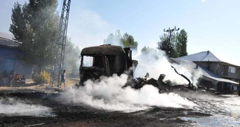 Ağrı’da 4 tırın yakılması ve 5 kişinin alıkonulmasıyla ilgili yargılanan 6 sanığa hapis