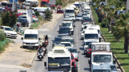 Bodrum’da bayram yoğunluğu: 1 günde 25 bin araç giriş yaptı