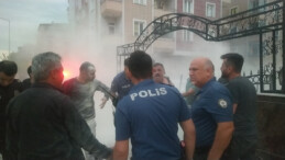 Çorum’da kendini yakmaya çalışan şahsı polis kurtardı