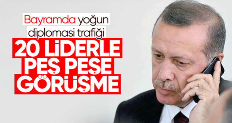 Cumhurbaşkanı Erdoğan, Kurban Bayramı’nda yoğun diplomasi trafiği yürüttü