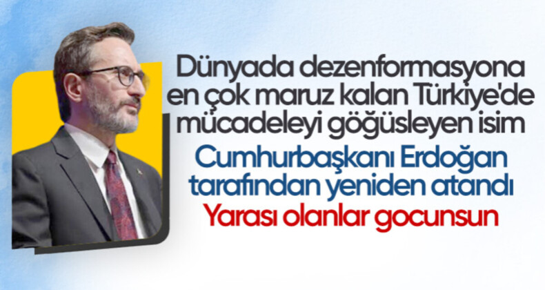 Cumhurbaşkanlığı İletişim Başkanlığı’na yeniden Fahrettin Altun atandı