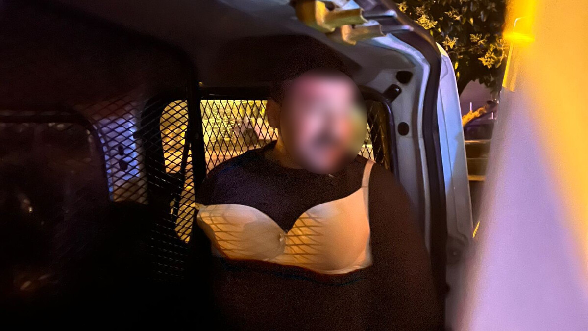 Denizli’de kadın kılığına giren hırsız yakayı ele verdi