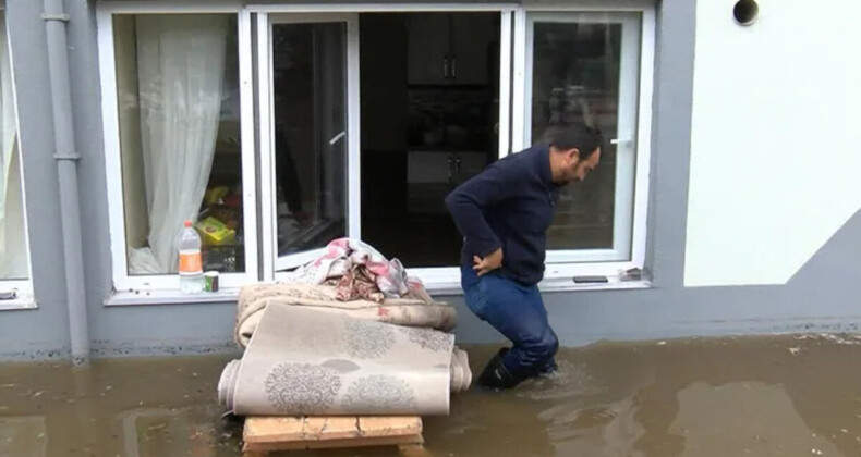 Depremden sonra Ordu’ya sığınan aile sele yakalandı