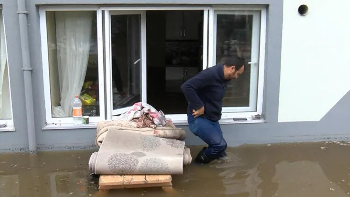 Depremden sonra Ordu’ya sığınan aile sele yakalandı
