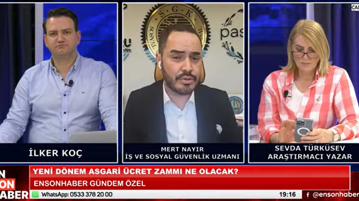 Ensonhaber canlı yayınında yorumlandı: Asgari ücrette ara zam beklentisi nedir