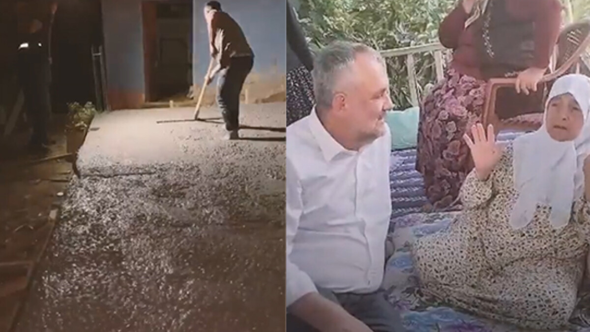 Hatay’da depremde evi yıkılan 91 yaşındaki Fatma Nine evine kavuştu