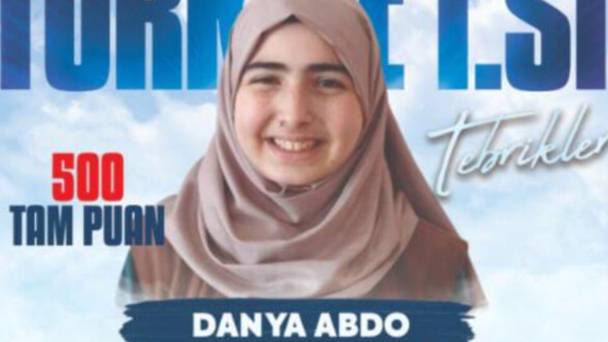 İmam hatip mezunu Suriyeli öğrenci, LGS’de tam puan aldı