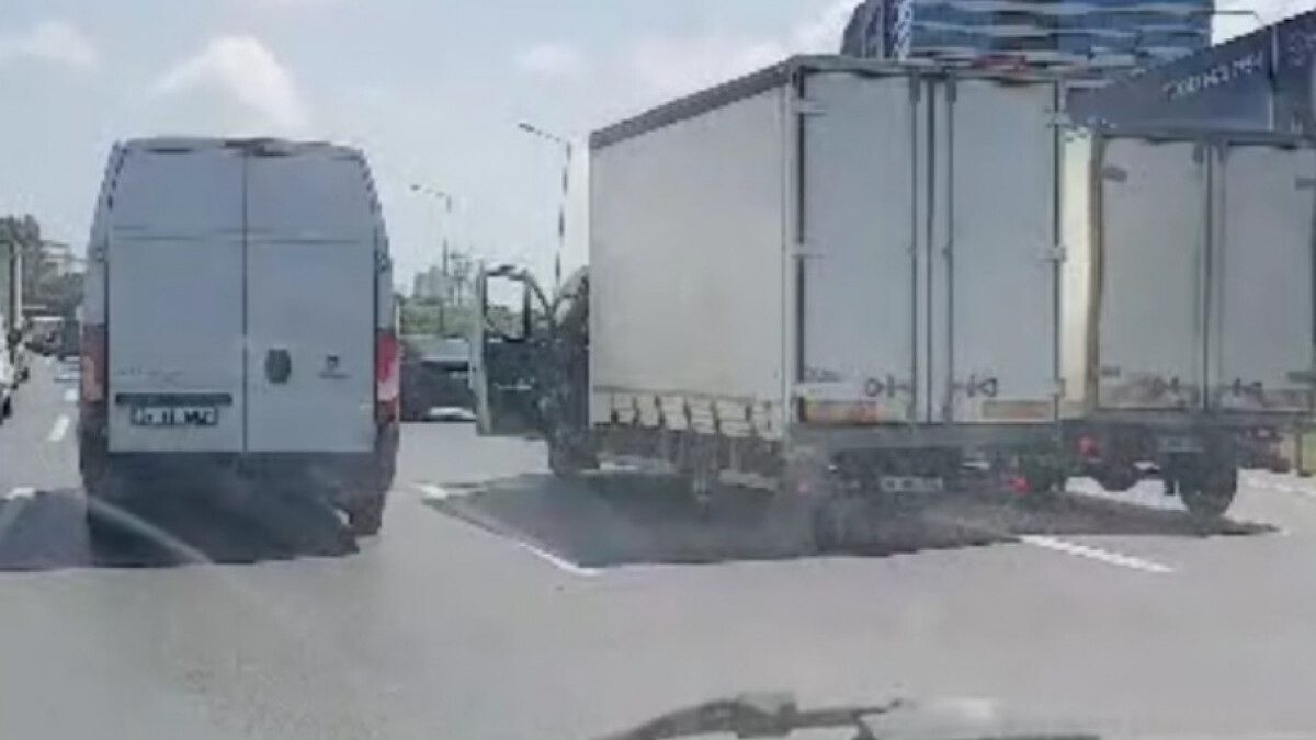 İstanbul’da kamyon şoförlerinin yol verme kavgası