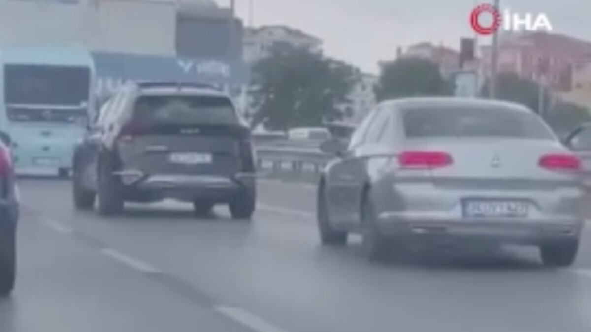 Kartal’da makas atarak ilerleyen sürücüye 8 bin 128 TL para cezası