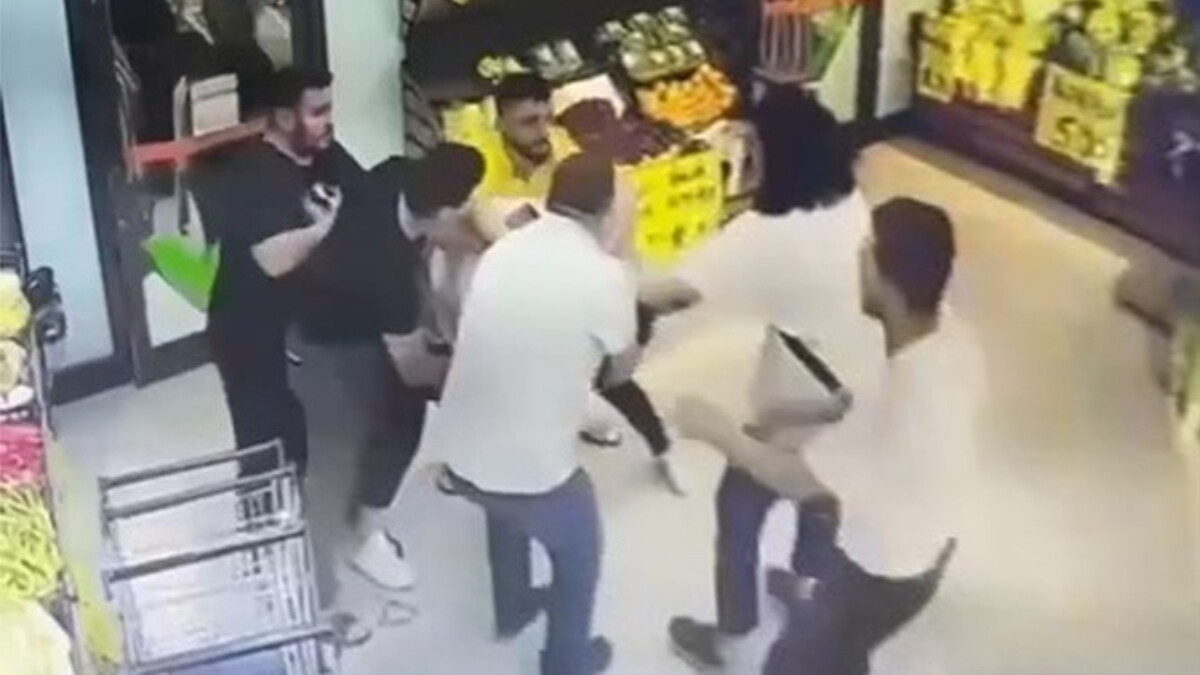 Kocaeli’de markette şaşırtan kavga