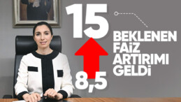 Merkez Bankası politika faizi haziranda yüzde 8,5’ten yüzde 15’e çıktı