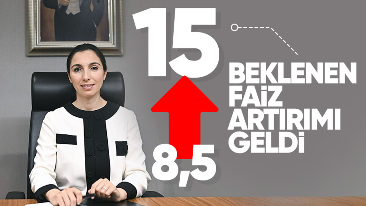 Merkez Bankası politika faizi haziranda yüzde 8,5’ten yüzde 15’e çıktı