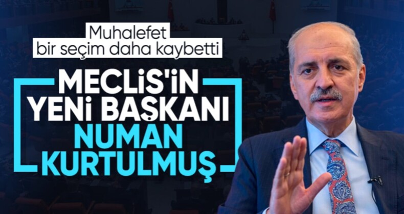 Numan Kurtulmuş TBMM Başkanı seçildi