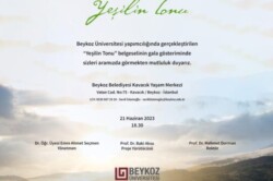 “Yeşilin Tonu” Belgeseli İzleyiciyle Buluşacak