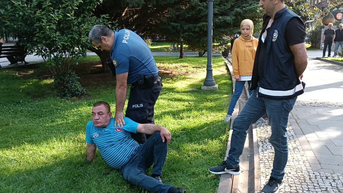 Samsun’da alkol alıp ortalığı birbirine kattı: Polise mukavemette bulundu